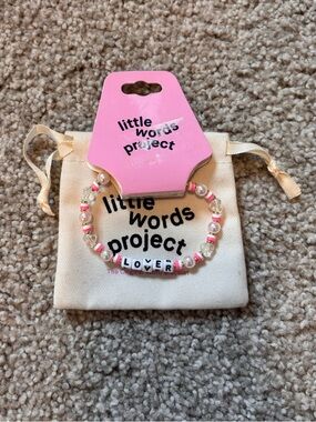 Little Words Project Lover Pink Bracelet